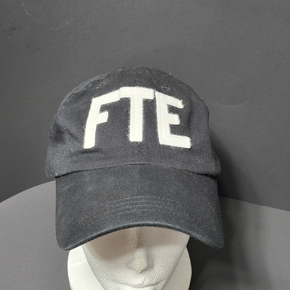 Paramount Apparel FTE Roswell Black Cotton Baseball Cap Adjustable‎ Hat WFL 285